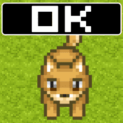 8bit レトロrpg風ドット アニメ犬スタンプ Line スタンプ Line Store 8bit レトロrpg風ドット アニメ犬スタンプ Line スタンプ Line Store