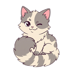 Naughty but Cute Cat Stickers