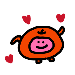 smile cute apple man