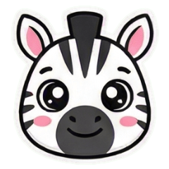 圓滾滾系列-斑馬