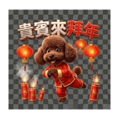 汪事如意：貴賓犬來拜年（超好用吉祥話）