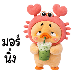 เจ้าเป็ดหน้าบูดหัวปูน่ารัก