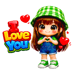 สาวน้อยหมวกเขียว น่ารัก ใช้ได้ทุกวัน