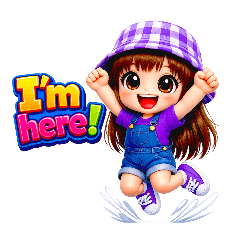 สาวน้อยหมวกลายม่วง คาวาอี้คำพูดอังกฤษ