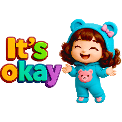 เด็กน้อยชุดหมีฟ้า พูดได้ทุกอารมณ์