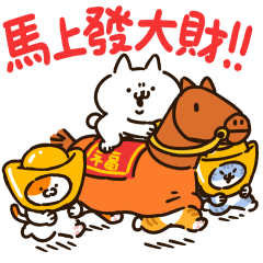 反應過激的貓 馬年賀新春