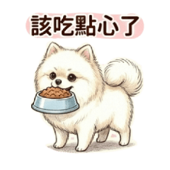 小白博美-點心雷達開啟中