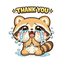 Milo & Luna 可愛浣熊情侶日常3