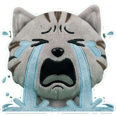 Plush Silver Tabby Cat 7th