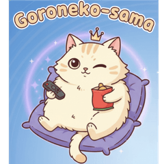 Goroneko Sama Lazy Polite Cat Stickers