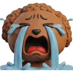 3D Brown Toy Poodle  25th