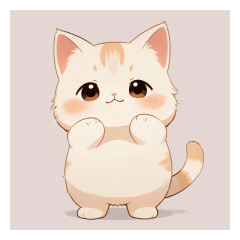 Cute cat's adorable gestures