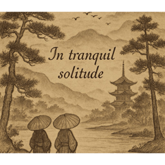 AI制作浮世絵風英語セリフ付きスタンプ9