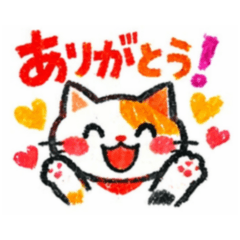 Colorful Crayon Cats-Cute Daily Stickers