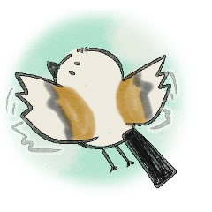 シマエナガくん♪