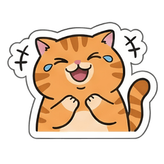 Cha-Thai: Chubby Orange Cat [No Text]