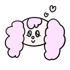 A cute doggy with fluffy ears