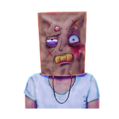 Neon Carrying Bag Faces