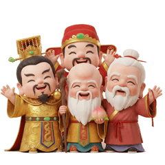 Cute Deities: Lunar New Year Blessings