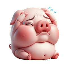 Si Babi Pink Super Lucu Lagi Pesta