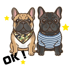 French Bulldog Stickers1