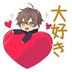 Chibi Hoodie Boy Conveying Feelings