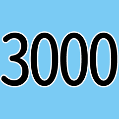 数字3000∼3039