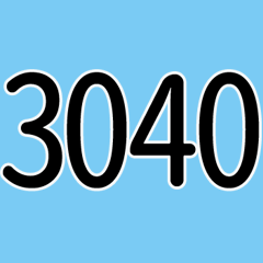 数字3040∼3079