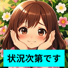 Gentle Girl Polite Stickers