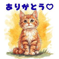 Cute animal sticker set kawaii