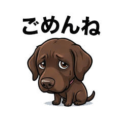 Energetic Chocolate Lab Boy