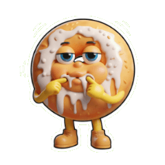 你的表現就像爆漿甜甜圈一樣完美