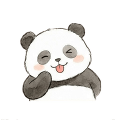 Fluffy Panda Retro Showa & Heisei Parody