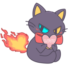 Mera mera cat 'HOMURA'.