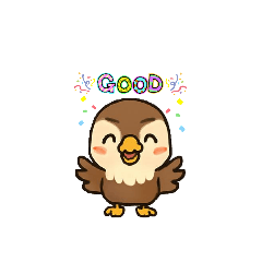 16 Cute hawk stickers