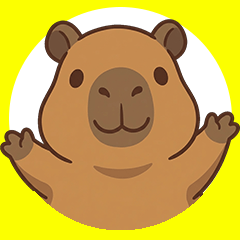 Capybara stamps you can use every day!