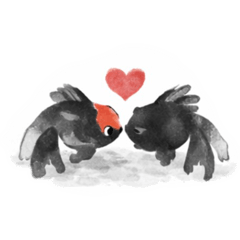 水墨金魚的情緒日常