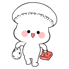 Chubby Mushroom 5 : Animated Stickers