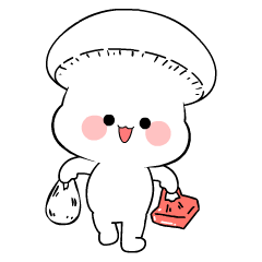 Chubby Mushroom 5 : Animated Stickers