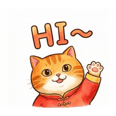 橘貓來賀年