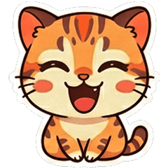 A Formosan leopard cat baby's daily life