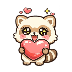 Milo & Luna 可愛浣熊情侶日常4