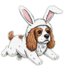 查理士王小獵犬的變裝秀