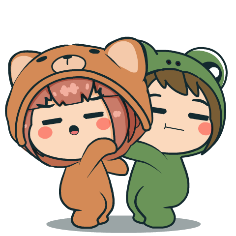 Chibi Kuma New : Effect stickers