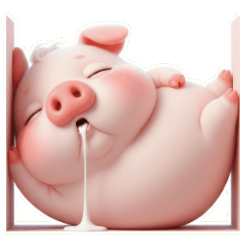 厭世粉紅豬今天不想上班