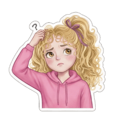 專屬Lucy金髮捲捲:女孩多變情緒與生活細節