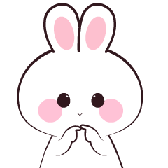 Kawaii Rabbit 2 : Pop-up stickers