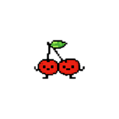 Pixel art (vegetables and fruits)