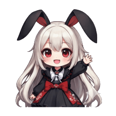 黑兔耳女孩❤️俏皮日常篇 (1)