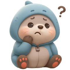 Uong seal in a shark costume (No Text)